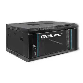 19 colių stelažo spinta QOLTEC 54461, 4U, 600x280x450 mm