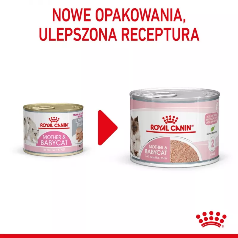 Royal Canin BABYCAT INSTINCTIVE šlapias kačių ėdalas 195 g