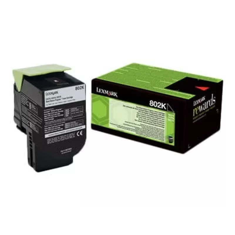 Toneriaus kasetė Lexmark 80C20K0 802K juoda 3000 puslapių