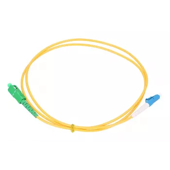 Skaidulinis šuolis Extralink SC/APC – LC/UPC, vienmodis G.657.A1, 3 mm, 2 m, simpleksas