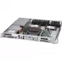 Supermicro SuperChassis 515-R407 – 1U stelažinis korpusas STD ir WIO plokštėms, 2 x 2,5 colio diskų vietos, 4 x PWM ventiliatoriai, 2 ventiliatoriai AOC aušinimui, maitinimo blokas 400 W, 43 x 437 x 429 mm