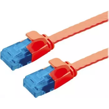 VALUE Patch Cable Cat.6A (Class EA) UTP, ypač plokščias, raudonas, 3 m (21.99.2023)