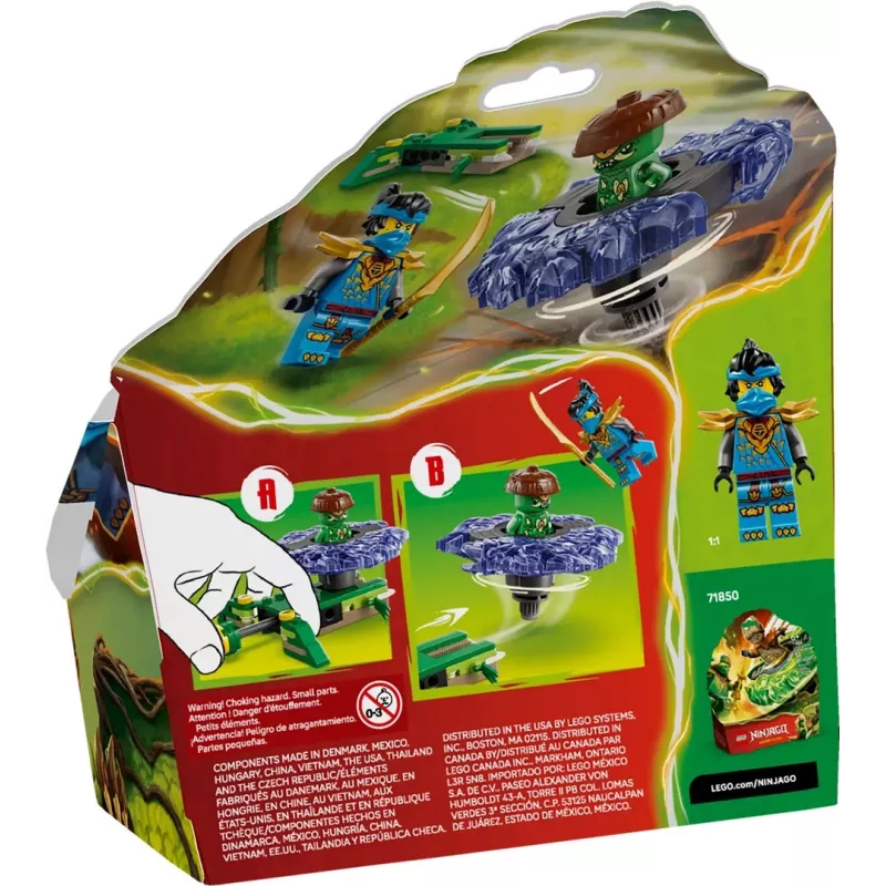 LEGO NINJAGO 71849 Nya prieš Elementalų Monstrų Suktuką