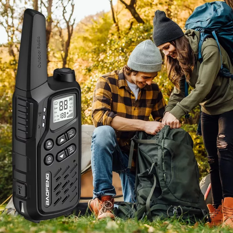 Radiotelefonai Baofeng BF-T25E Juodi, 2 vnt.