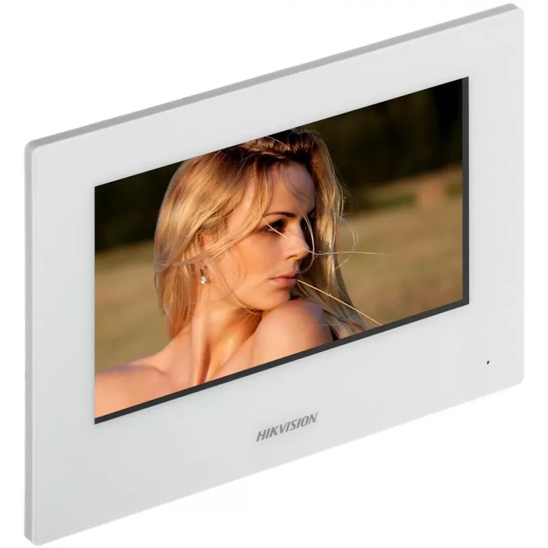 Vaizdo domofono sistema Hikvision Pro Series DS-KH6320-WTE2-W 17,8 cm (7 inch) balta