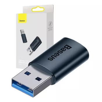 Adapteris Baseus Ingenuity USB-A į USB-C OTG (mėlynas)