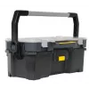 Stanley 1-97-514 dėžutė smulkioms detalėms/įrankiams, juoda, permatoma