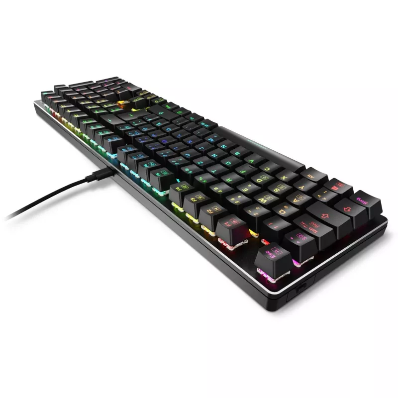 Žaidimų klaviatūra SKILLER SGK36W, juoda, DE išdėstymas, Huano Red