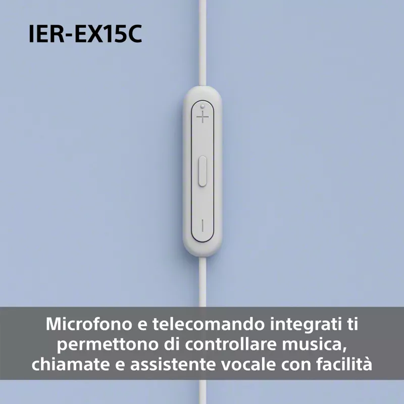 Sony IER-EX15C Ausinės Laidinės Ausinės Mikrofonas USB Type-C Juodos