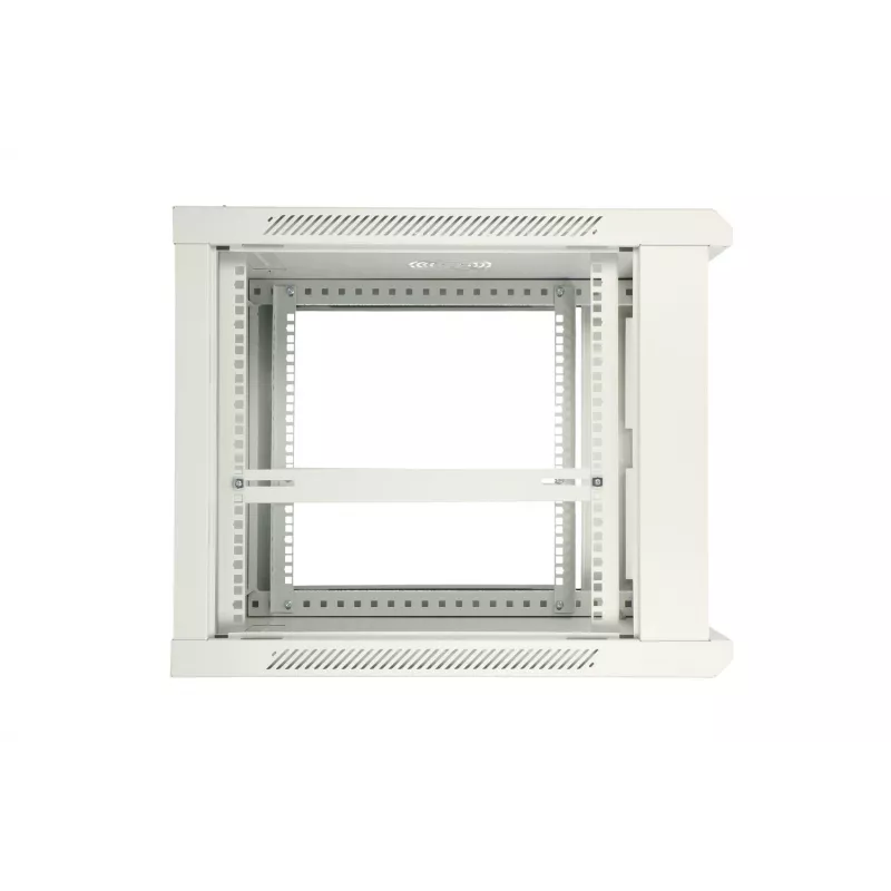 Extralink sieninis stovo korpusas 9U 600x600 ASP pilkas, metalinėmis durelėmis