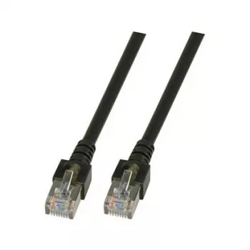 EFB-Elektronik RJ45 Patch Laidas Cat.5e SF/UTP PVC CCA juodas 1m (K5456.1)