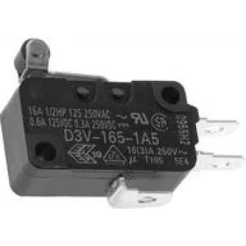 Omron D3V-165-1A5 mikro jungiklis 250 V/AC 16 A 1 x on/(on) 1 vnt. Maišelis