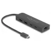 USB šakotuvas DeLOCK 10 Gbps su 2.5 Gigabit LAN ir PD 85 W