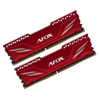 Atminties rinkinys DDR4 AFOX 2×16GB 3200MHz CL16 1.35V Unbuffered XMP2 Raudonas