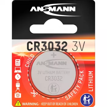 Ansmann CR3032 ličio baterija 3V, 1 vnt. lizdinėje pakuotėje (1516-0013)