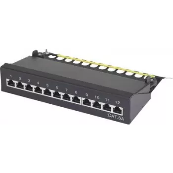 Renkforce 12 prievadų tinklo pataisų skydelis 25,4 cm (10 inch) CAT 6a 1 HE (RF-3353154)