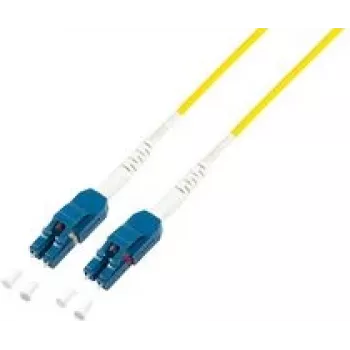 LogiLink Uniboot LWL Patchkabel, 2x LC-Duplex, OS2, 5,0 m platzsparende Patchlösung für Hochleistungsnetze, Faser: - 1 Stück (FP0UB05)