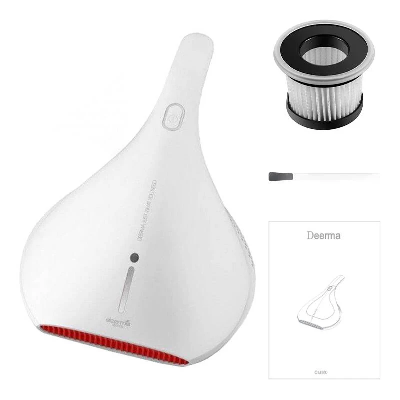 Nešiojamas dulkių siurblys Deerma CM800 — 450 W, 13 000 Pa siurbimo galia, HEPA filtras, be maišelio, baltas