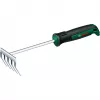 Sodo rankinis grėblys Bosch 06008B5700, darbinis plotis 8,7 cm, žalia/juoda