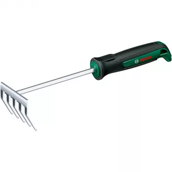 Sodo rankinis grėblys Bosch 06008B5700, darbinis plotis 8,7 cm, žalia/juoda