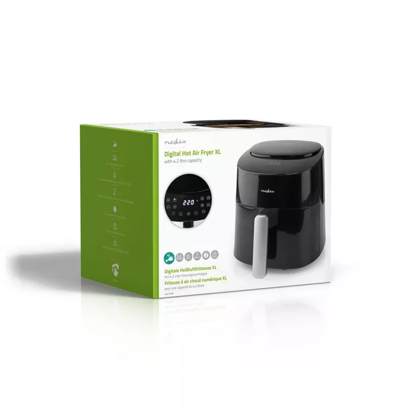 Kepimo indas Nedis KAAF160BK 4,2 L 1300 W juodas