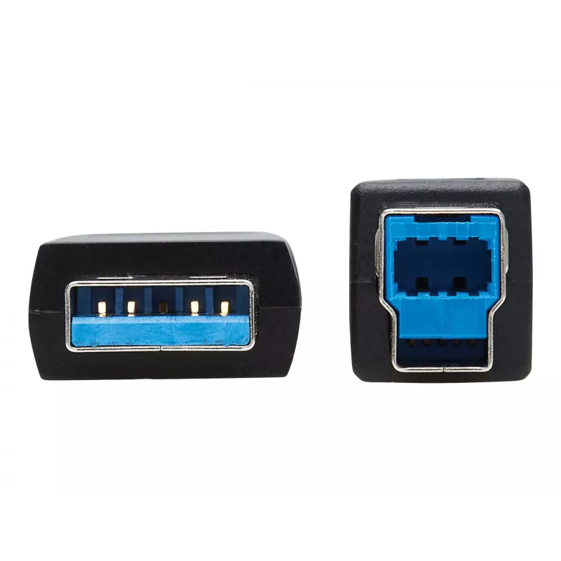 Eaton Tripp Lite Series USB 3.2 Gen 1 Plenum-Rated Fiber Active Optical Cable (AOC) - A/B M/M, Juoda, 20m - USB laidas - USB A tipas (vyriškas) į USB B tipą (vyriškas) - USB 3.2 Gen 1 - 20,0 m - P