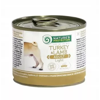 NATURE'S PROTECTION Adult Light Turkey and Lamb šlapias šunų maistas - 200 g