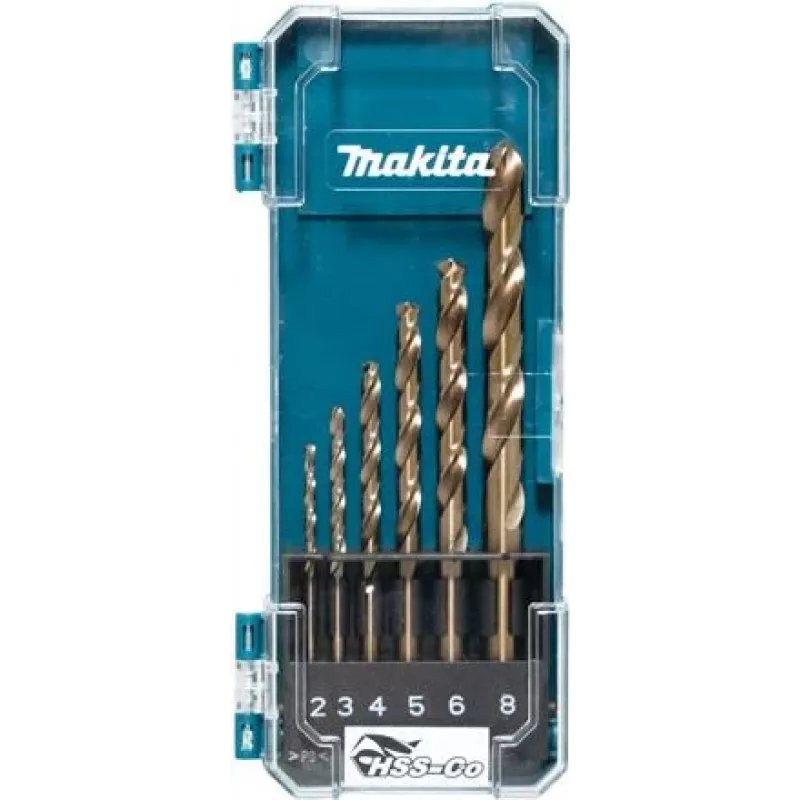 Gręžtų rinkinys Makita D-75758 HSS-Co 6 vnt.