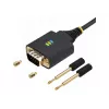 StarTech.com 13ft (4m) 2 prievadų USB į RS232 adapterio kabelis, keičiami DB9 varžtai/veržlės, COM išlaikymas, USB-A į DB9 RS232, FTDI, 4 lygio ESD apsauga, Windows/macOS/ChromeOS/Linux – tvirta TPE konstrukcija