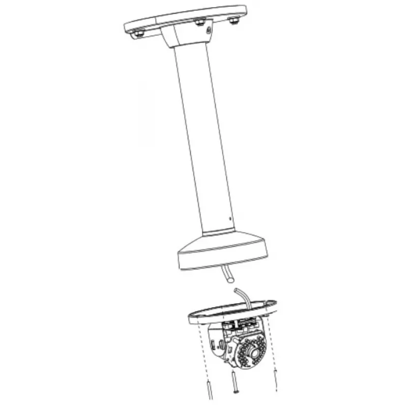 Hikvision DS-1271ZJ-110 apšvietimo įrenginys apsaugos kameroms