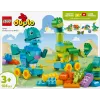 Konstruktorius LEGO DUPLO 10451 Dinozaurai ant ratų 3-in-1 rinkinys, 108 dalių, nuo 3 metų, aukštis 220 mm