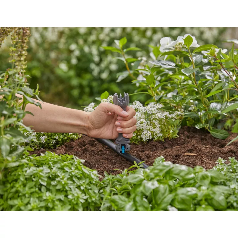 Laistymo sistemos dalis Gardena 13313-20 juoda lašelinio laistymo detalė