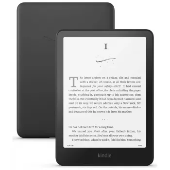 E-knygų skaitytuvė Amazon Kindle Paperwhite (12-oji karta 2024) – 7 colių ekranas, 16 GB, juoda, Wi-Fi, Bluetooth, USB-C