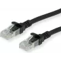ROLINE - Jungiamasis laidas - RJ-45 (kištukas) į RJ-45 (kištukas) - 30 cm - SFTP, PiMF - CAT 6 - Be halogenų, Lietas, Suvyta gysla - Juoda (21.15.2956)