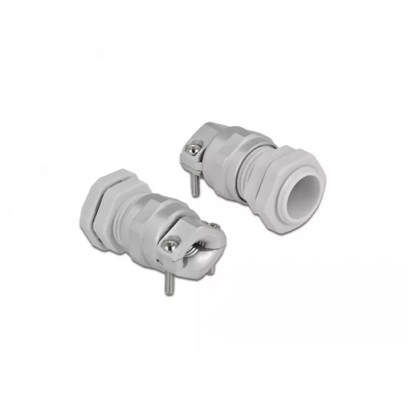 Kabelio įvadas DeLOCK 60354 pilkas metalas plastikas