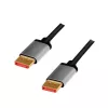 LogiLink DisplayPort kabelis 1 m Juoda Pilka CDA0104