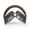 Belaidės ausinės Muse M-278 BT, ant ausų, Micro-USB, Bluetooth, ruda, sidabrinė