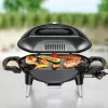 Elektrinis kepsninė ROMMELSBACHER BBQ 4000, 2200 W, 300 °C, stalinė, rūdžių spalvos