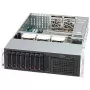 Supermicro 3U korpusas serveriui su 8x 3,5 col. karštojo keitimo SAS/SATA lizdais ir 2x 800W maitinimo šaltiniais