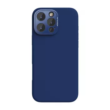 Apsauginis dėklas Nillkin LensWing Apple iPhone 16 Pro Max – mėlynas, su MagSafe, pakeltas fotoaparato kraštas