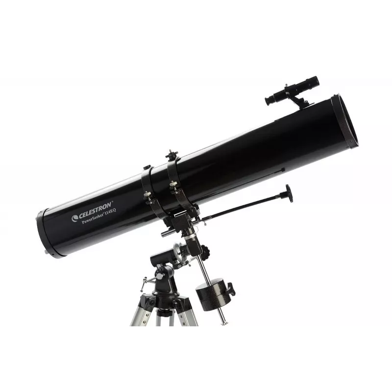 Teleskopas Celestron PowerSeeker 114EQ Refractor 45x Juodas