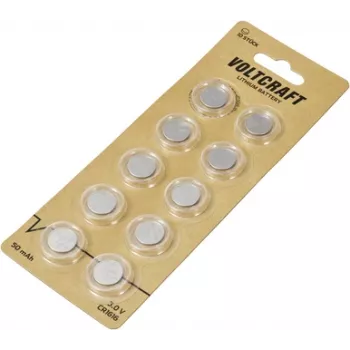 Voltcraft CR 1616 3 V 10 vnt. ličio baterija 50 mAh VC-11888550