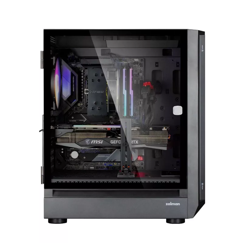 Kompiuterio korpusas Zalman i6 Black, ATX, juodas