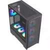 PC korpusas Silentware Air 2000 A-RGB Juodas – vidutinis bokštas, grūdinto stiklo šoninis dangtis