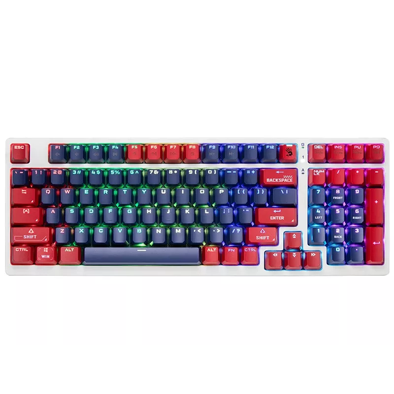 Žaidimų pelė A4Tech Bloody S98 USB Sports Navy su BLMS Red Plus jungikliais