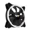 Ventiliatorius darkFlash DR12 PRO 12 cm juodas 1200 RPM hidraulinis guolis