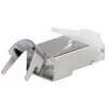 Ekranuotas RJ45 kištukas EQUIP Cat 8.1, vyriškas, sidabrinis, 50 vnt., 11,7×22,5 mm, 3,7 g