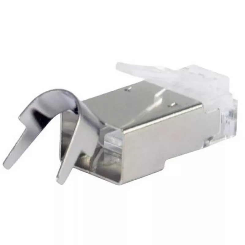 Ekranuotas RJ45 kištukas EQUIP Cat 8.1, vyriškas, sidabrinis, 50 vnt., 11,7×22,5 mm, 3,7 g