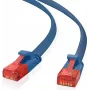 Patch laidas Helos Ultra Slim RJ-45 m–m 7,5 m UTP Cat 6 Plokščias