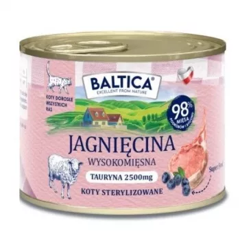 BALTICA regional flavours Ėriena – šlapias kačių ėdalas – 185g